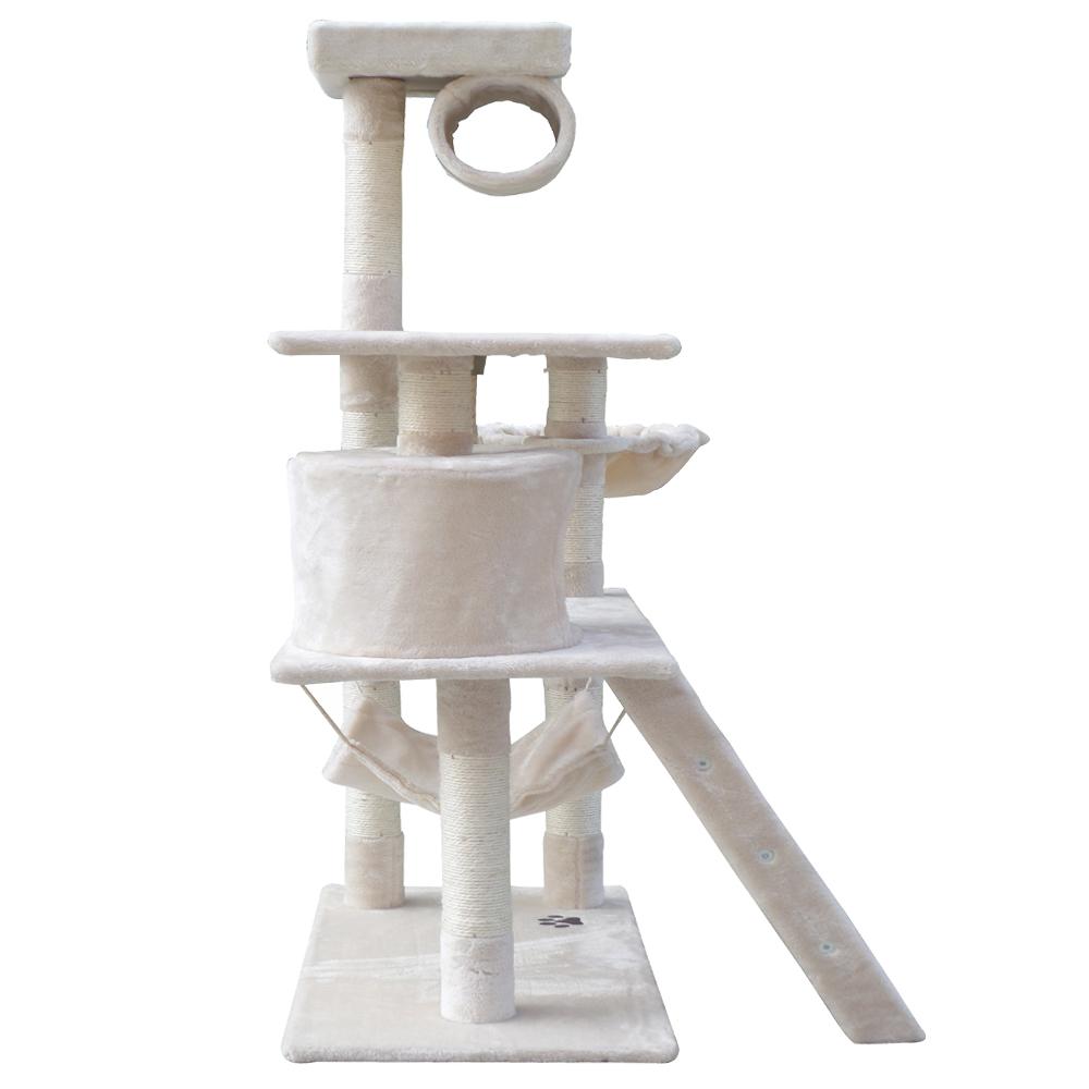 i.Pet Cat Tree 141cm Trees Scratching Post Scratcher Tower Condo House