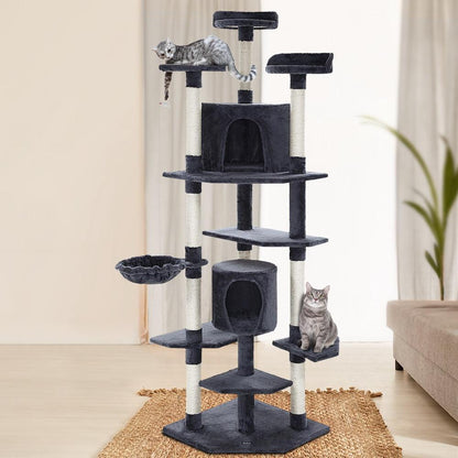 i.Pet Cat Tree 203cm Trees Scratching Post Scratcher Tower Condo House