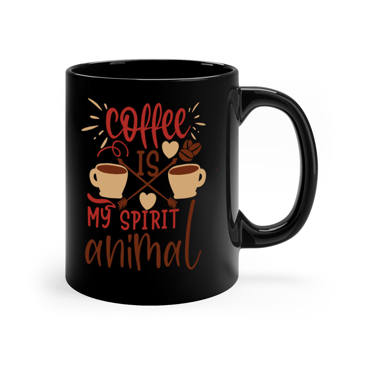 coffee is my spirit animal 217#- coffee-Mug / Coffee Cup