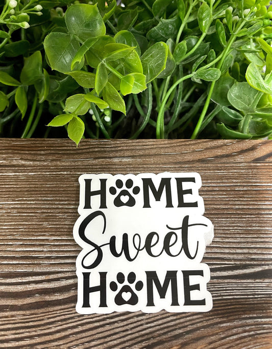 Home Sweet Home Sticker, Animal House |Sticker or Magnet