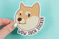 Doge Vinyl Sticker "Wow Such Sticker"