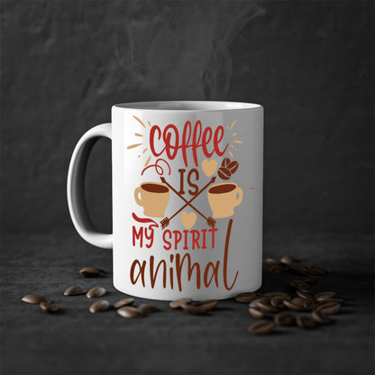 coffee is my spirit animal 217#- coffee-Mug / Coffee Cup